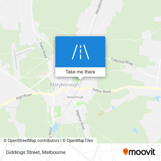 Giddings Street map