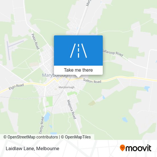 Laidlaw Lane map
