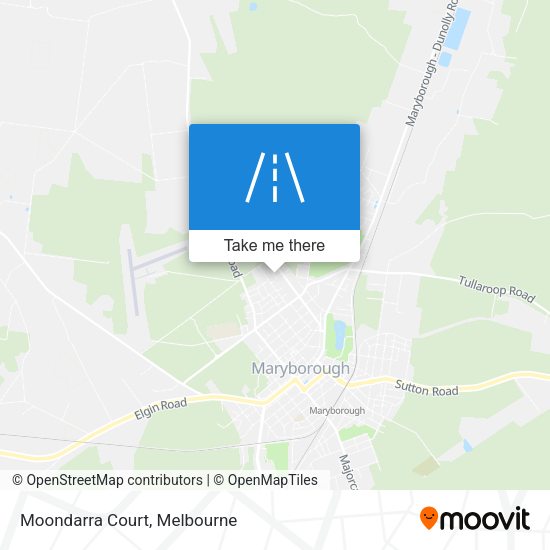 Moondarra Court map