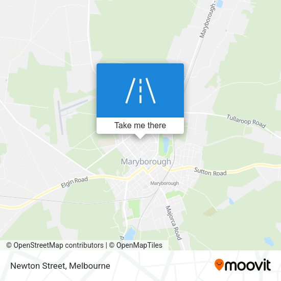 Newton Street map