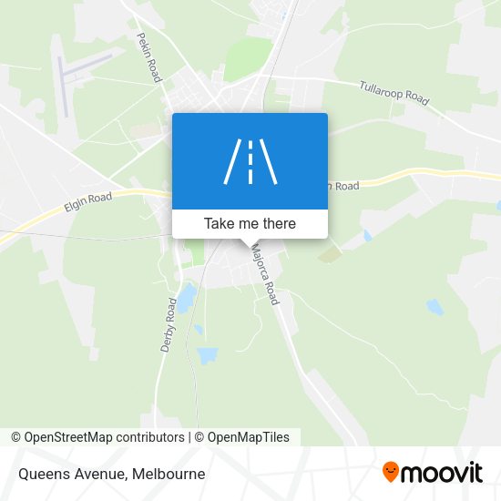 Queens Avenue map