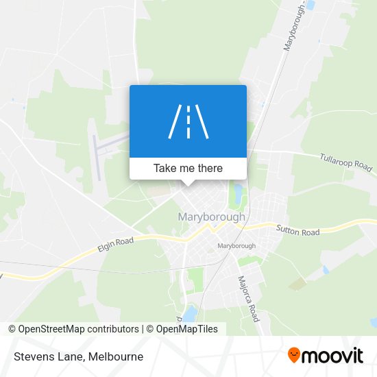Stevens Lane map