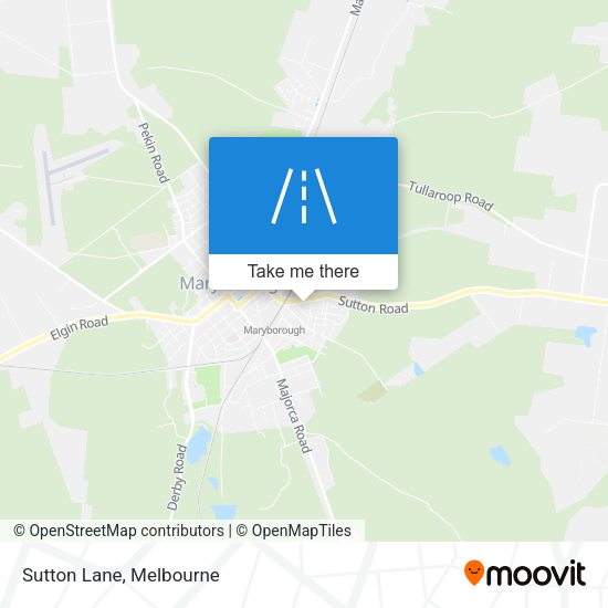 Sutton Lane map