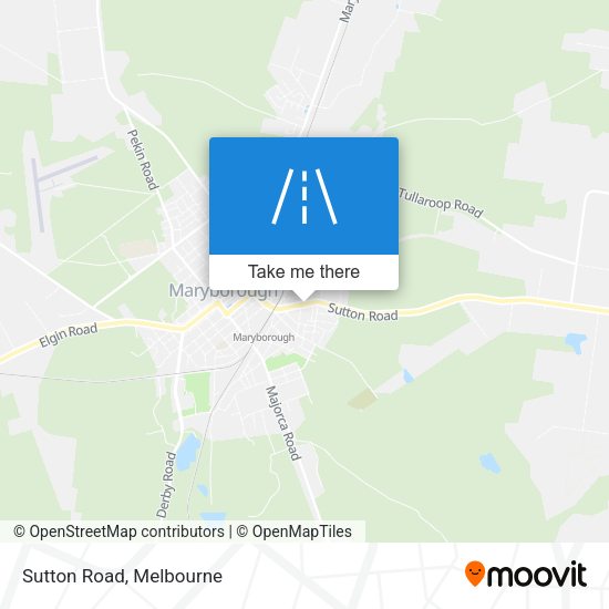 Sutton Road map