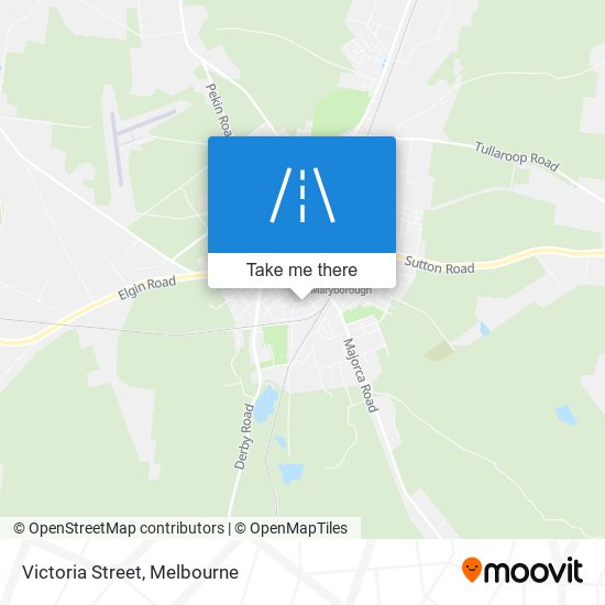 Victoria Street map