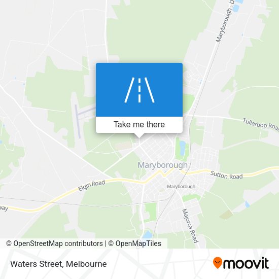 Waters Street map