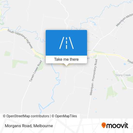 Morgans Road map