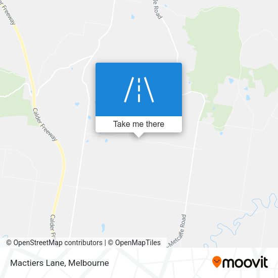 Mactiers Lane map