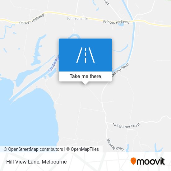 Hill View Lane map