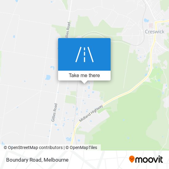 Boundary Road map