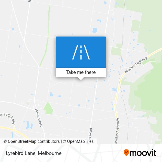 Lyrebird Lane map