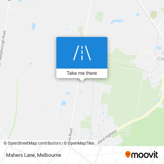 Mahers Lane map