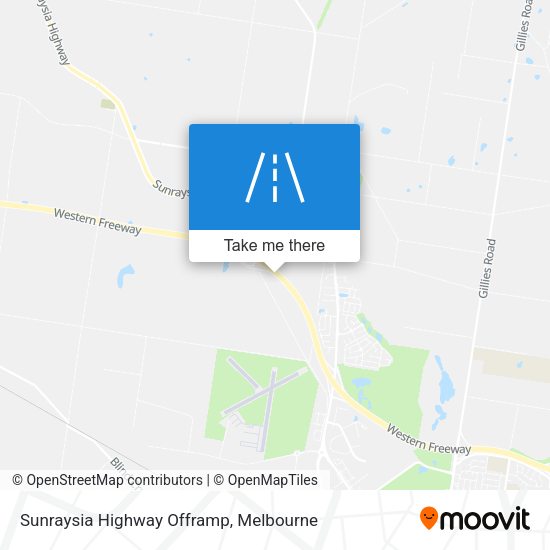 Sunraysia Highway Offramp map