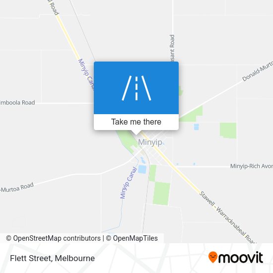 Flett Street map