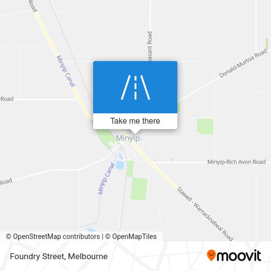 Foundry Street map