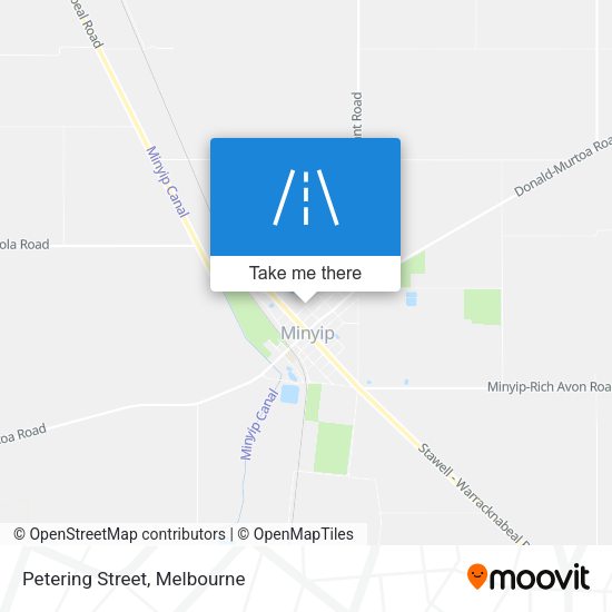 Petering Street map