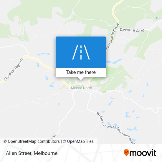 Allen Street map