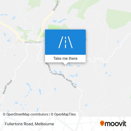 Fullertons Road map