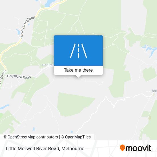 Little Morwell River Road map