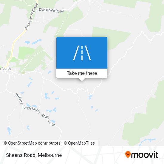 Sheens Road map