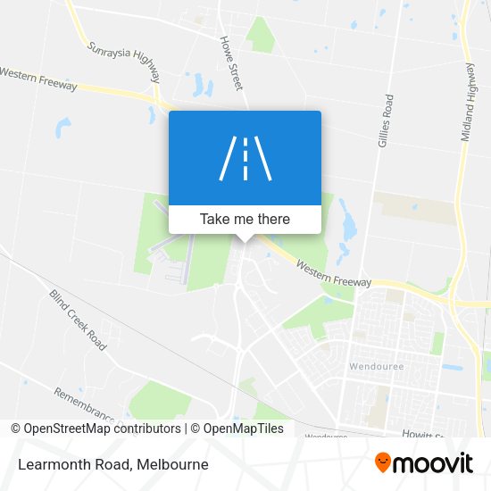 Learmonth Road map