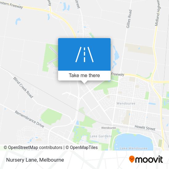 Nursery Lane map