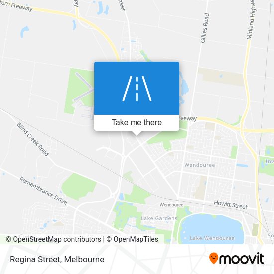 Regina Street map