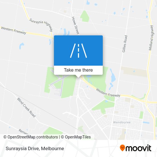 Sunraysia Drive map