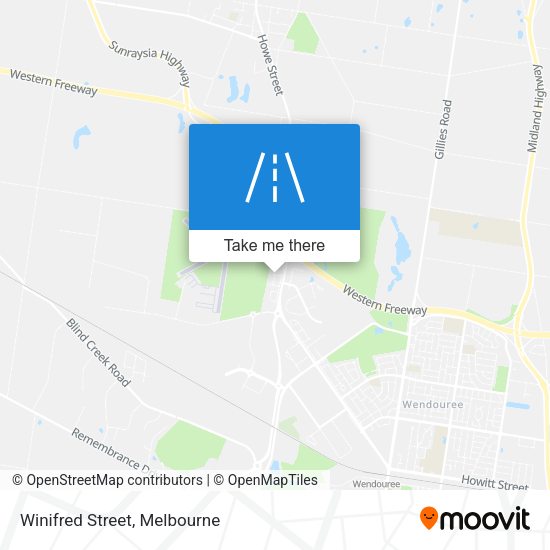 Winifred Street map