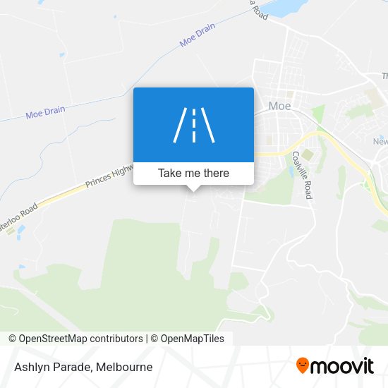 Ashlyn Parade map