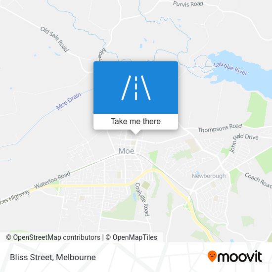 Bliss Street map