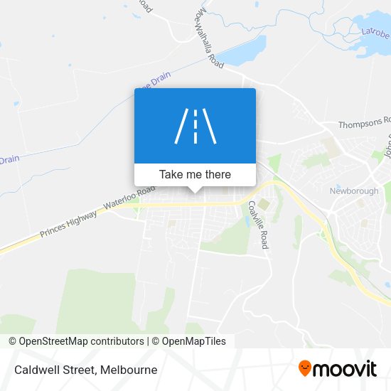 Caldwell Street map