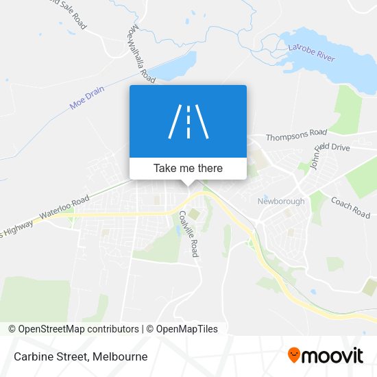 Carbine Street map