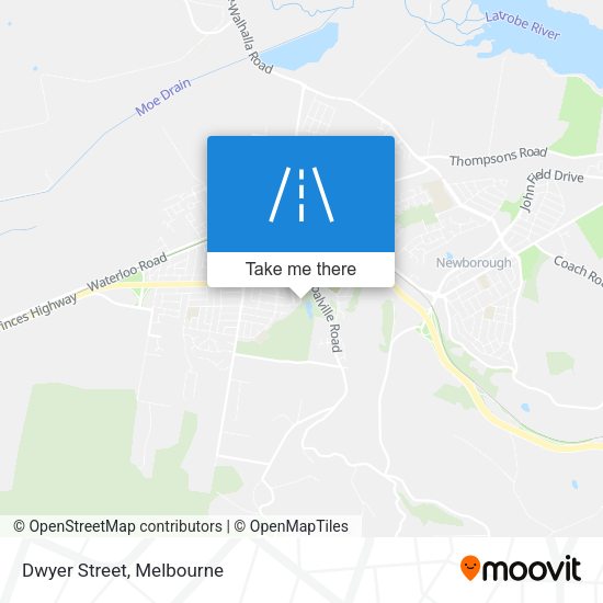 Dwyer Street map