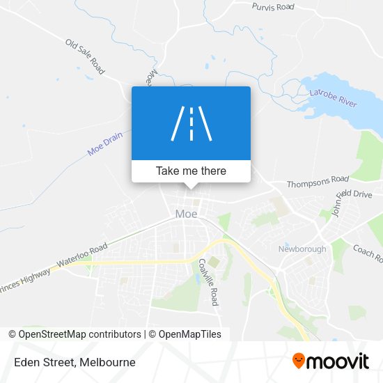 Eden Street map