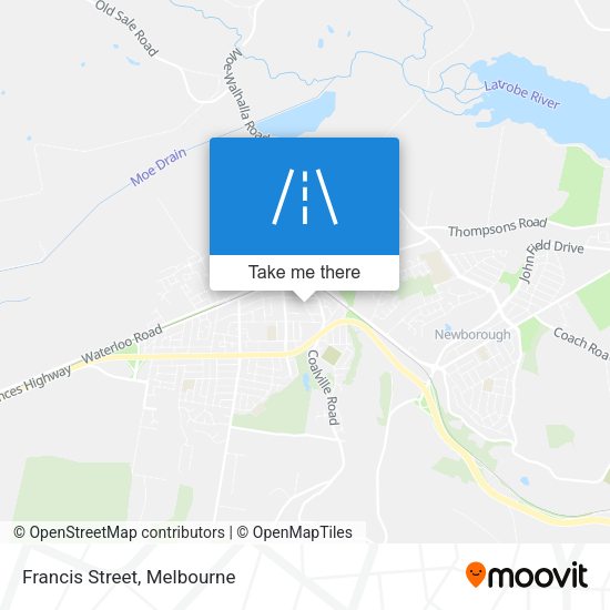 Francis Street map