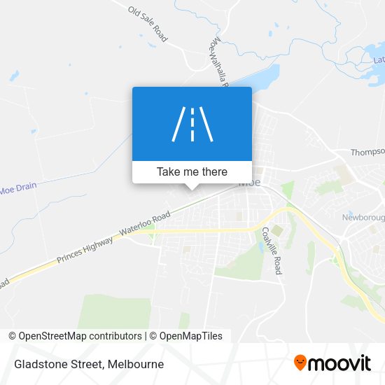 Gladstone Street map