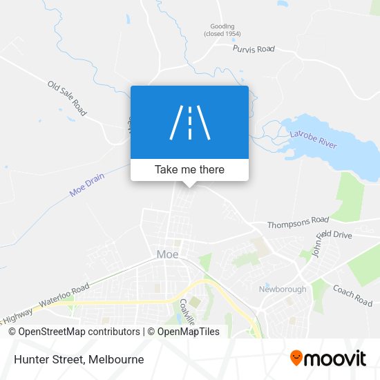 Hunter Street map