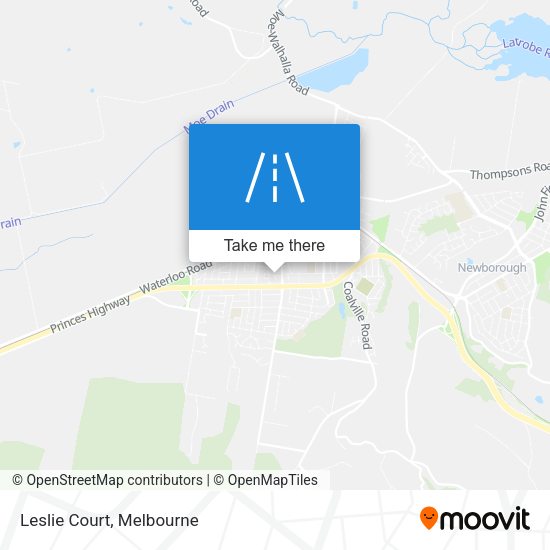 Leslie Court map