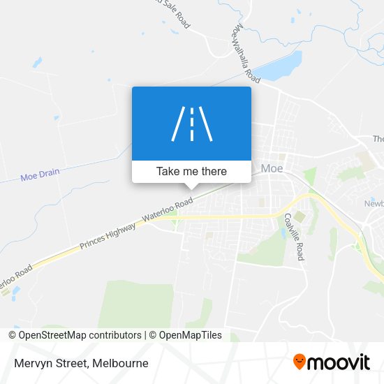 Mervyn Street map