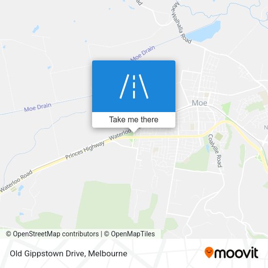 Old Gippstown Drive map