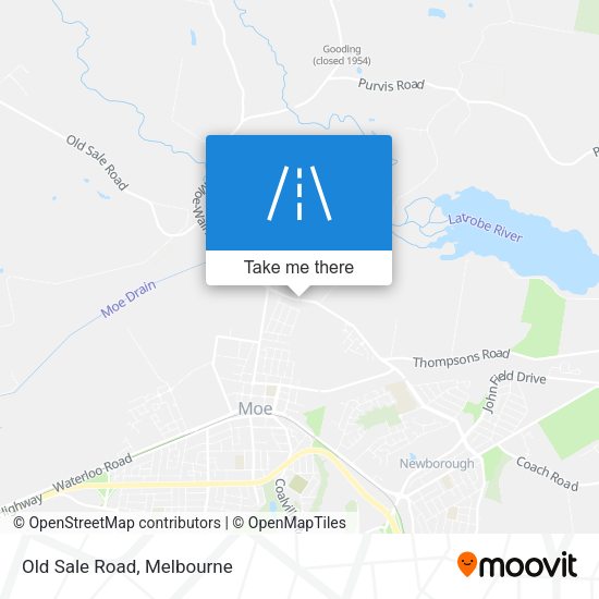 Old Sale Road map