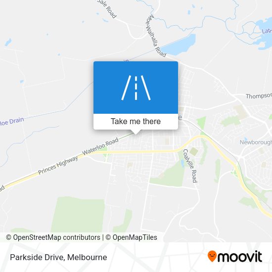 Parkside Drive map