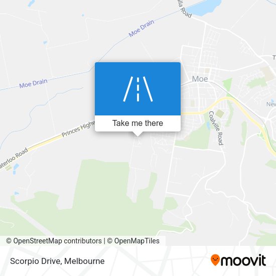 Scorpio Drive map