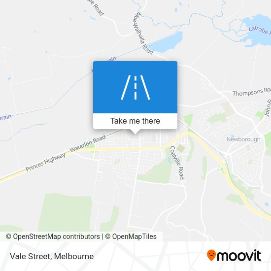 Vale Street map