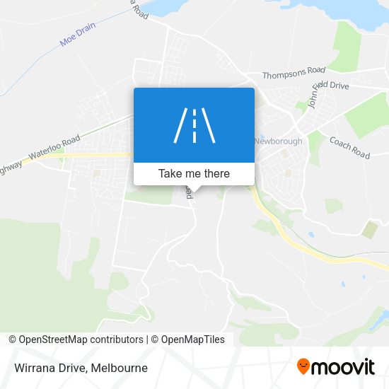 Wirrana Drive map