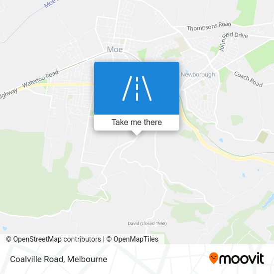 Coalville Road map