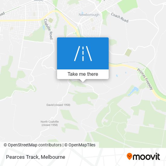 Pearces Track map