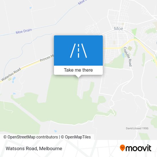 Watsons Road map