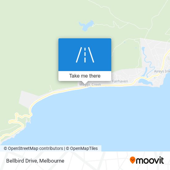 Bellbird Drive map